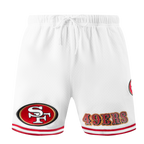NFL SAN FRANCISCO 49ERS CLASSIC MESH SHORT POUR HOMME (BLANC/ROUGE)