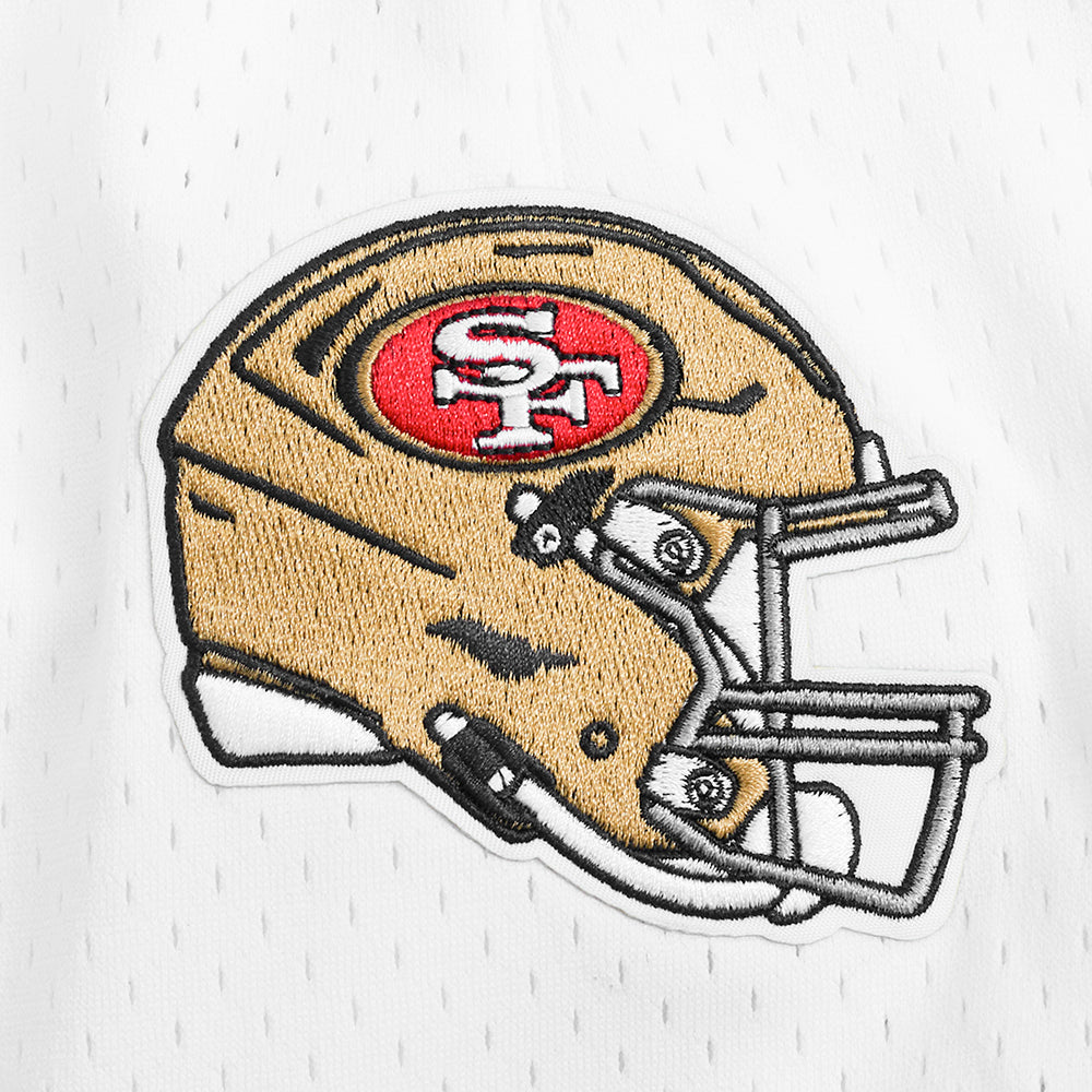NFL SAN FRANCISCO 49ERS CLASSIC MESH SHORT POUR HOMME (BLANC/ROUGE)