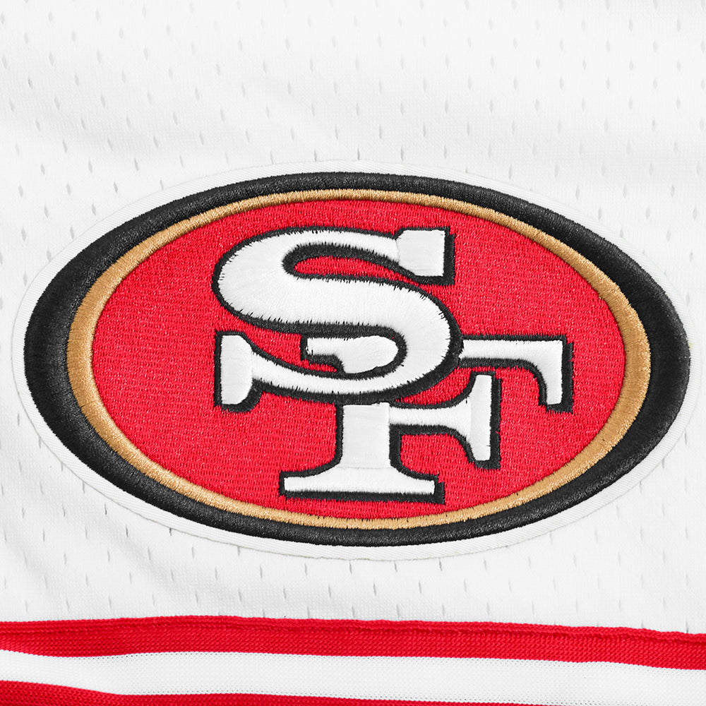 NFL SAN FRANCISCO 49ERS CLASSIC MESH SHORT POUR HOMME (BLANC/ROUGE)