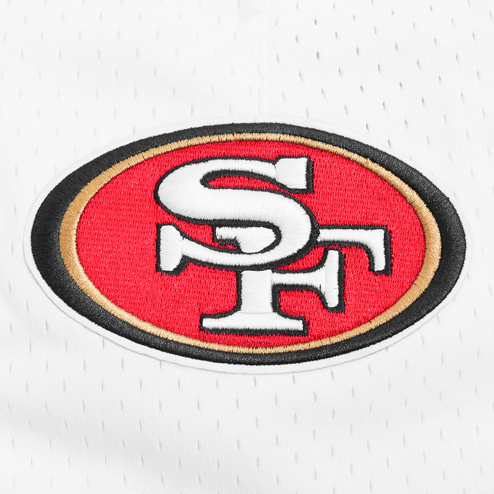 NFL SAN FRANCISCO 49ERS CLASSIC MESH SHORT POUR HOMME (BLANC/ROUGE)