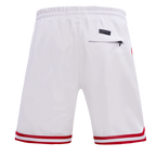 NFL SAN FRANCISCO 49ERS CLASSIC CHENILLE SHORT EN MAILLE DOUBLE (BLANC)