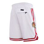 NFL SAN FRANCISCO 49ERS CLASSIC CHENILLE SHORT EN MAILLE DOUBLE (BLANC)