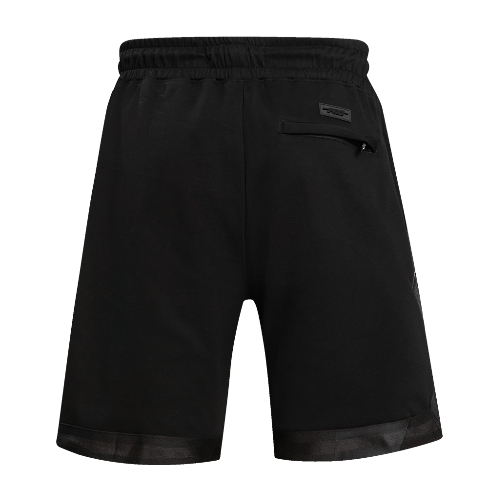 NFL SAN FRANCISCO 49ERS TRIPLE BLACK SHORT EN MAILLE DOUBLE (TRIPLE NOIR)