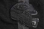 NFL SAN FRANCISCO 49ERS TRIPLE BLACK SHORT EN MAILLE DOUBLE (TRIPLE NOIR)