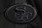 NFL SAN FRANCISCO 49ERS TRIPLE BLACK SHORT EN MAILLE DOUBLE (TRIPLE NOIR)