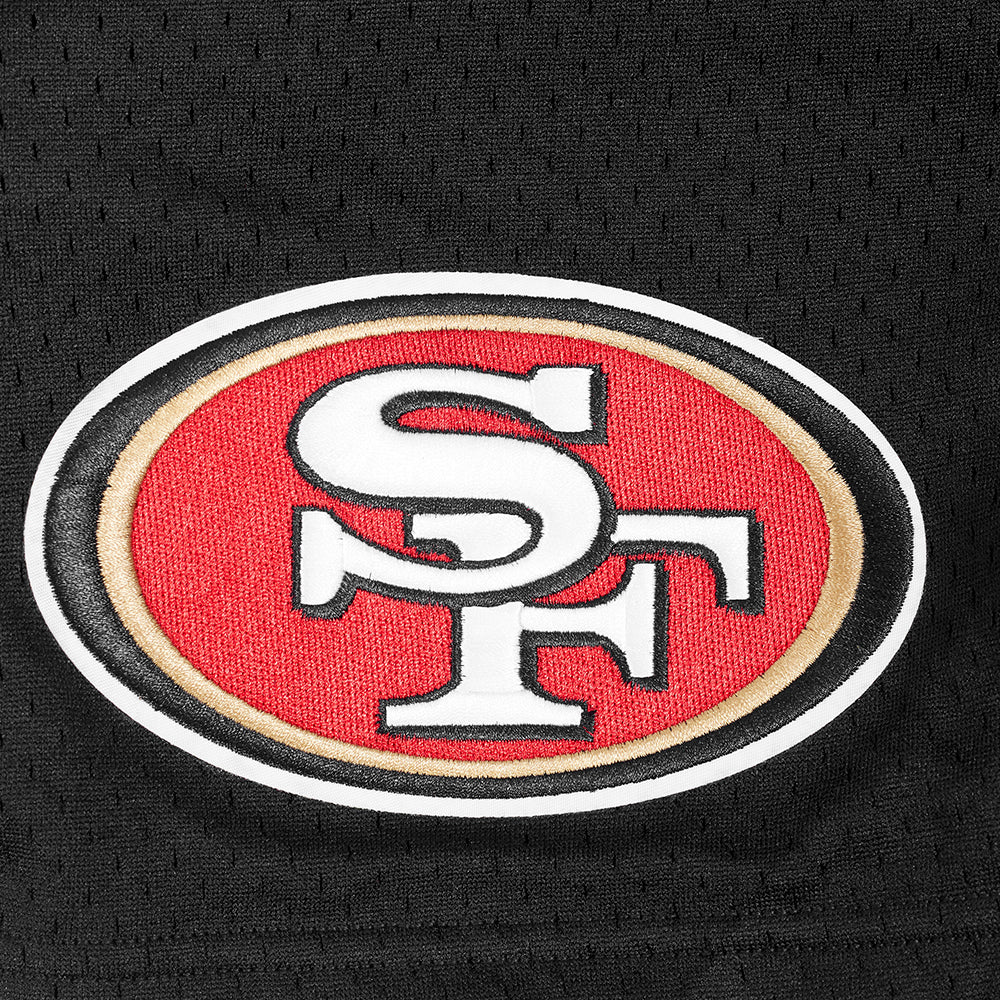 NFL SAN FRANCISCO 49ERS SOUVENIR SHORT EN FILET POUR HOMME (NOIR)
