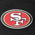 NFL SAN FRANCISCO 49ERS SOUVENIR SHORT EN FILET POUR HOMME (NOIR)