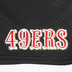 NFL SAN FRANCISCO 49ERS SOUVENIR SHORT EN FILET POUR HOMME (NOIR)