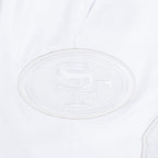 NFL SAN FRANCISCO 49ERS WHITE OUT SHORT TISSÉ POUR HOMME (BLANC)