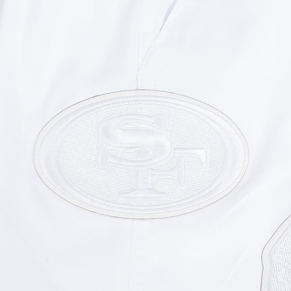NFL SAN FRANCISCO 49ERS WHITE OUT SHORT TISSÉ POUR HOMME (BLANC)