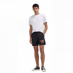 NFL SAN FRANCISCO 49ERS PARADISE MEN'S WOVEN SHORT (BLACK)