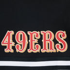 NFL SAN FRANCISCO 49ERS CLASSIC CHENILLE MEN'S SHORTS (BLACK)