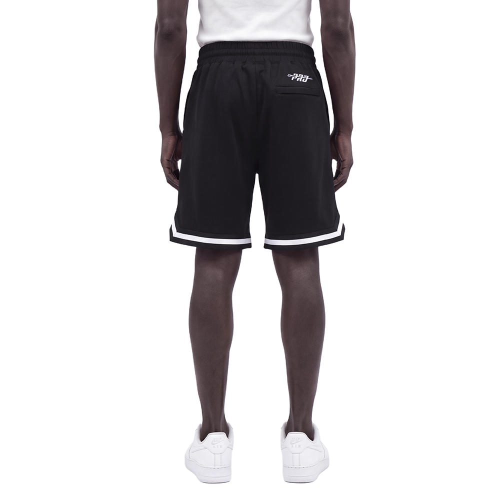 NFL SAN FRANCISCO 49ERS CLASSIC CHENILLE MEN'S SHORTS (BLACK)