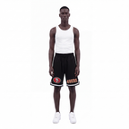 NFL SAN FRANCISCO 49ERS CLASSIC CHENILLE MEN'S SHORTS (BLACK)