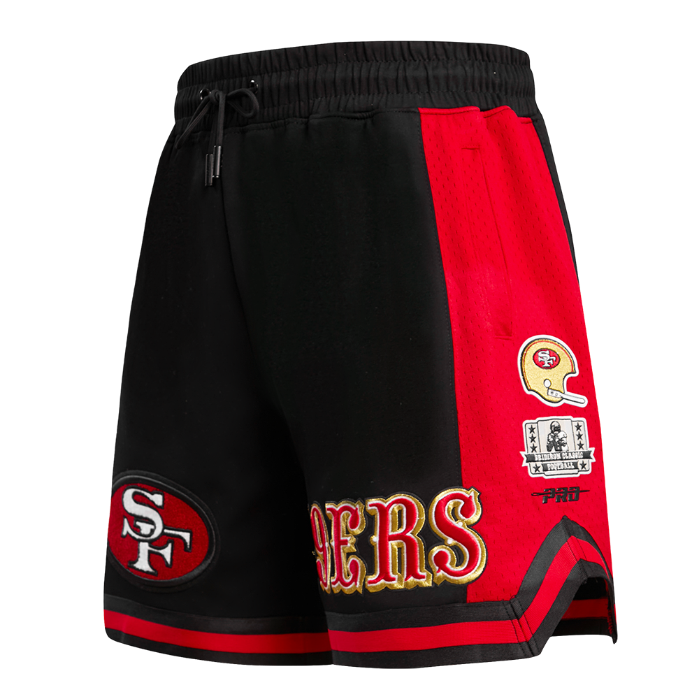 NFL SAN FRANCISCO 49ERS RETRO CLASSIC MEN'S 2.0 SHORT (BLACK/RED/BLACK)