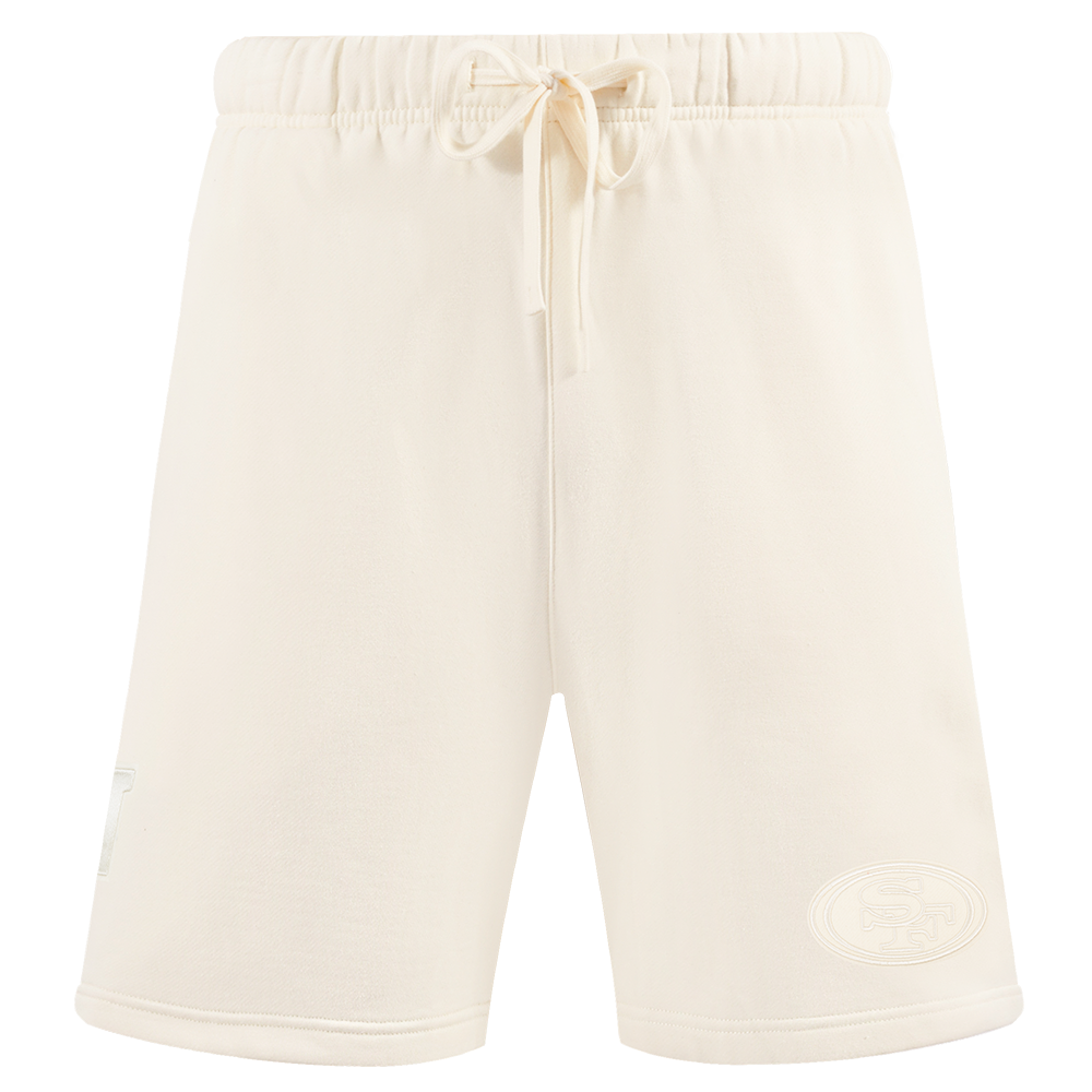 NFL SAN FRANCISCO 49ERS NEUTRAL MEN'S SHORT (EGGSHELL)
