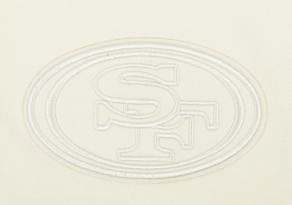 NFL SAN FRANCISCO 49ERS NEUTRAL MEN'S SHORT (EGGSHELL)