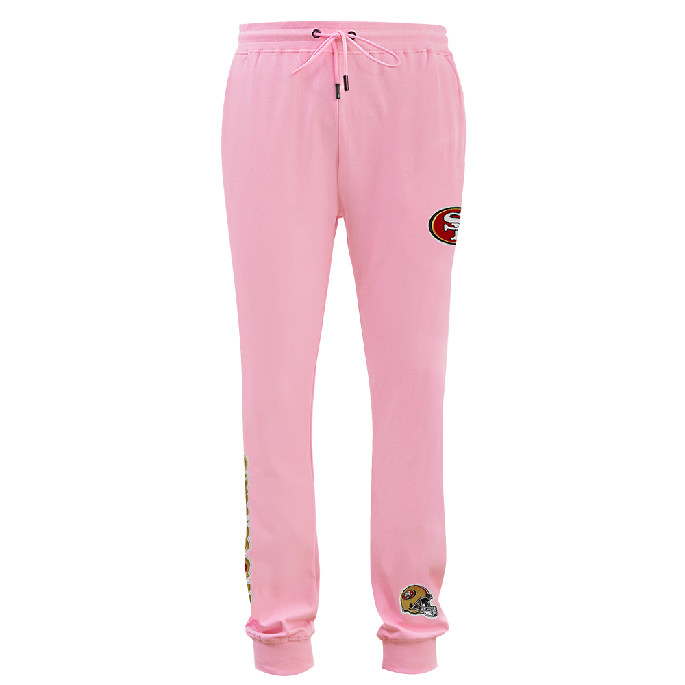 NFL SAN FRANCISCO 49ERS CLASSIC CHENILLE MEN'S JOGGER (PINK)