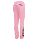 NFL SAN FRANCISCO 49ERS CLASSIC CHENILLE PANTALON JOGGER EN MAILLE DOUBLE (ROSE)