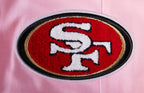 NFL SAN FRANCISCO 49ERS CLASSIC CHENILLE PANTALON JOGGER EN MAILLE DOUBLE (ROSE)