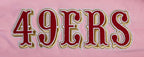 NFL SAN FRANCISCO 49ERS CLASSIC CHENILLE PANTALON JOGGER EN MAILLE DOUBLE (ROSE)