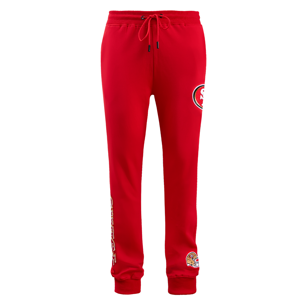NFL SAN FRANCISCO 49ERS CLASSIC CHENILLE DK JOGGER (RED)