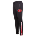 NFL SAN FRANCISCO 49ERS CLASSIC MEN'S DK TRACK PANT (BLACK/RED)