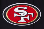 NFL SAN FRANCISCO 49ERS CLASSIC MEN'S DK TRACK PANT (BLACK/RED)