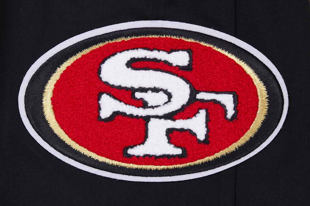 NFL SAN FRANCISCO 49ERS CLASSIC MEN'S DK TRACK PANT (BLACK/RED)