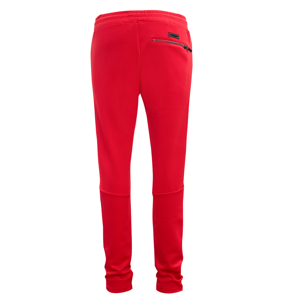 NFL SAN FRANCISCO 49ERS CLASSIC PANTALON D'ENTRAÎNEMENT EN MAILLE DOUBLE POUR HOMME (ROUGE/NOIR)