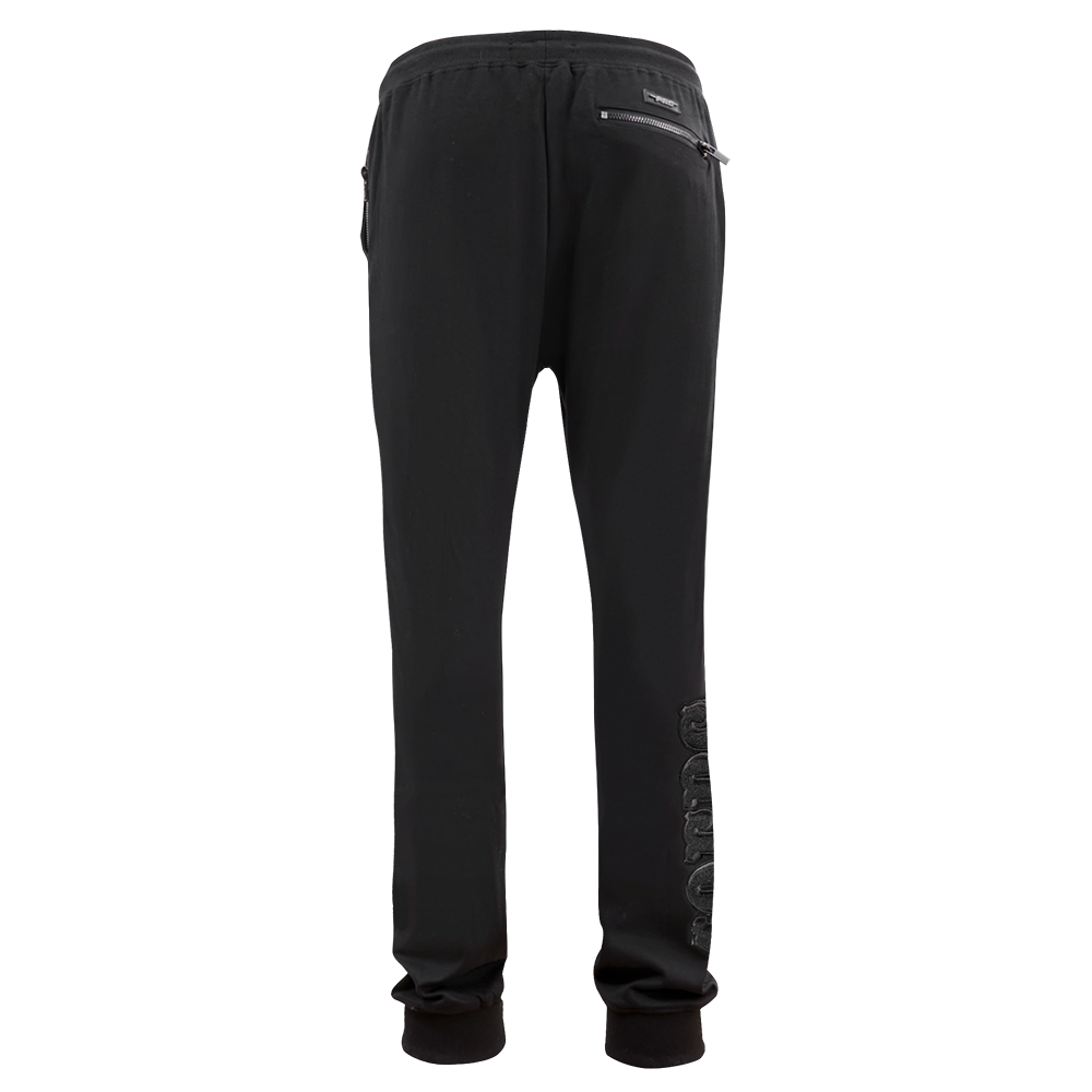 NFL SAN FRANCISCO 49ERS TRIPLE BLACK PANTALON JOGGER EN MAILLE DOUBLE (TRIPLE NOIR)