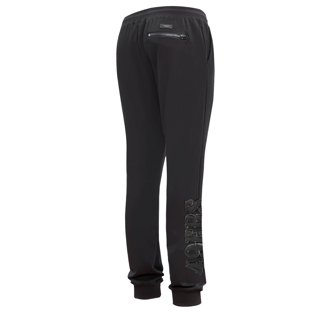 NFL SAN FRANCISCO 49ERS TRIPLE BLACK PANTALON JOGGER EN MAILLE DOUBLE (TRIPLE NOIR)