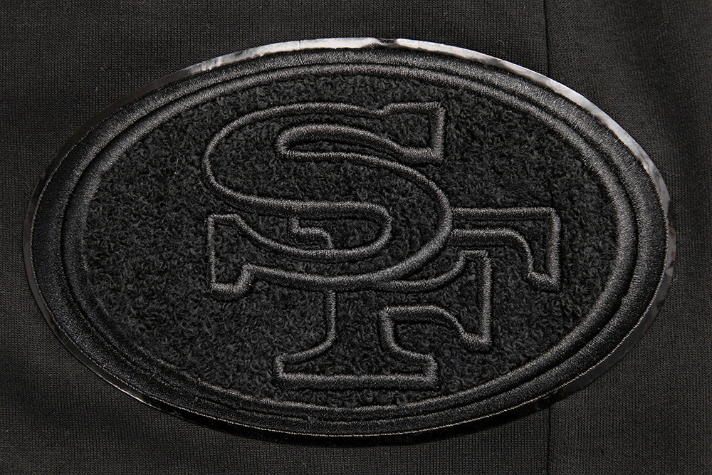 NFL SAN FRANCISCO 49ERS TRIPLE BLACK PANTALON JOGGER EN MAILLE DOUBLE (TRIPLE NOIR)