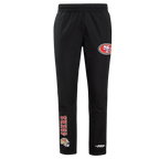 NFL SAN FRANCISCO 49ERS CLASSIC WIND SUIT MEN'S WOVEN PANT (BLACK)