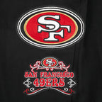 NFL SAN FRANCISCO 49ERS REBEL ATHLETICS PANTALON OUATÉ EN MOLLETON POUR HOMME (NOIR)