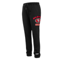 NFL SAN FRANCISCO 49ERS OLD ENGLISH PANTALON OUATÉ POUR HOMME (NOIR)