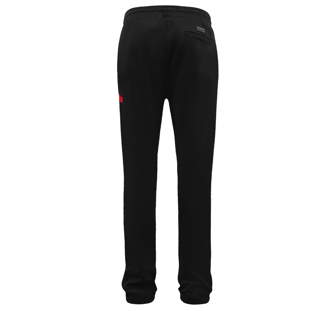 NFL SAN FRANCISCO 49ERS OLD ENGLISH PANTALON OUATÉ POUR HOMME (NOIR)