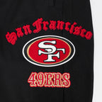 NFL SAN FRANCISCO 49ERS OLD ENGLISH PANTALON OUATÉ POUR HOMME (NOIR)
