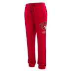 NFL SAN FRANCISCO 49ERS OLD ENGLISH PANTALON OUATÉ POUR HOMME (ROUGE)