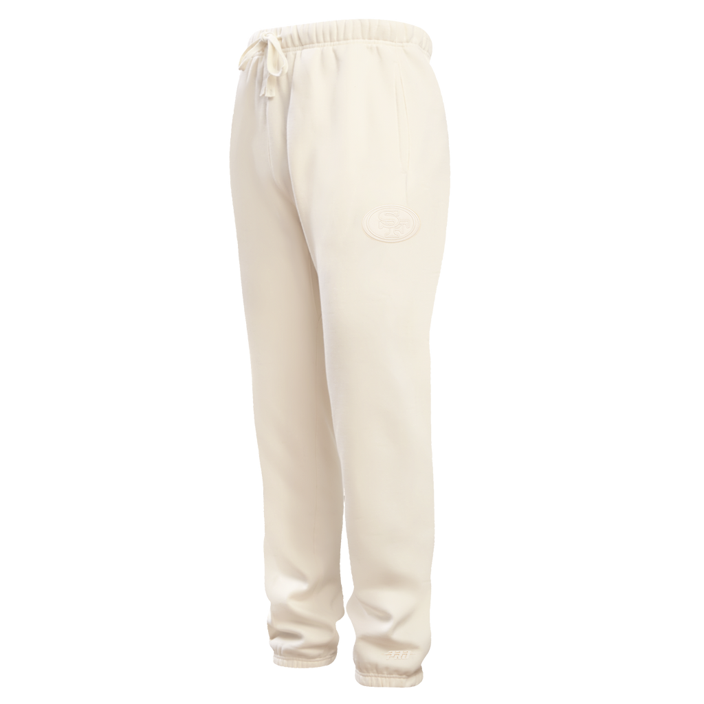 NFL SAN FRANCISCO 49ERS NEUTRAL PANTALON OUATÉ EN MOLLETON (COQUILLE D'ŒUF)