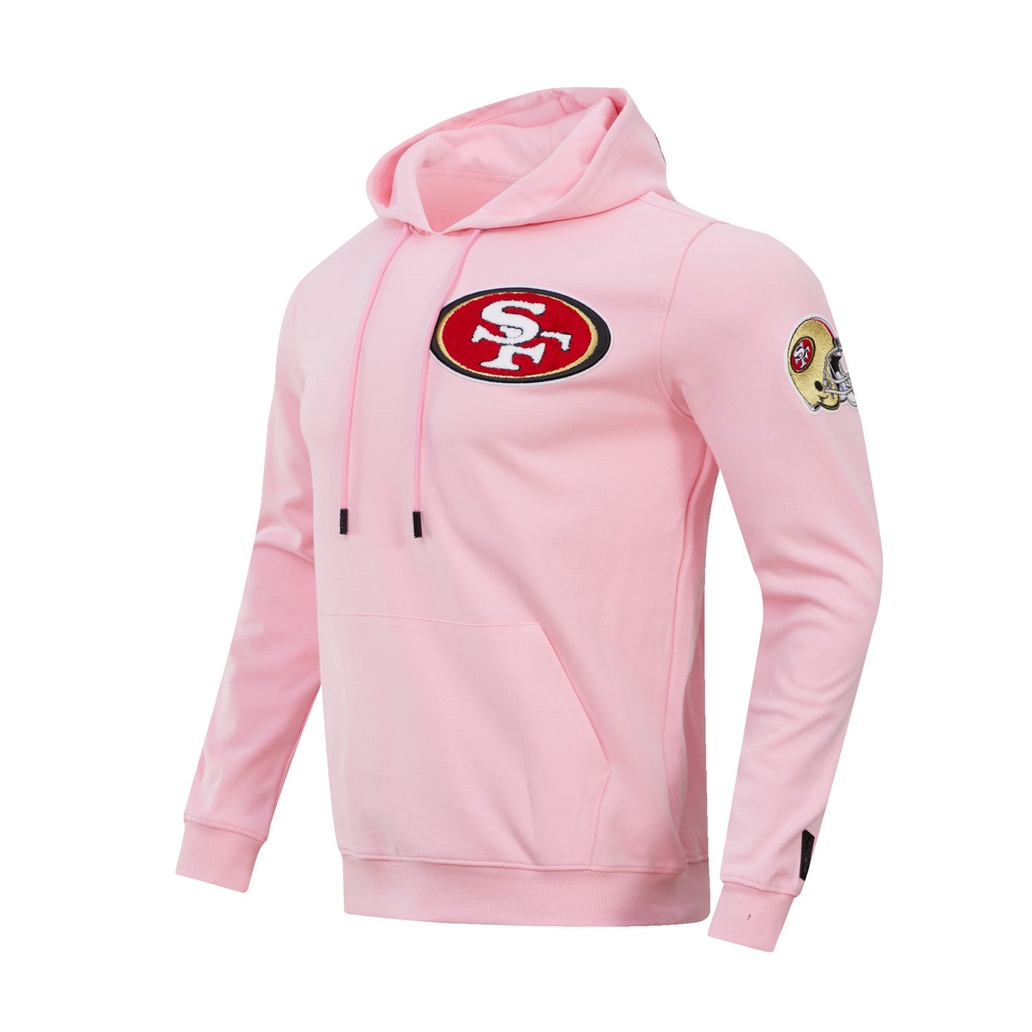 NFL SAN FRANCISCO 49ERS CLASSIC CHENILLE MEN'S PO HOODIE (PINK)