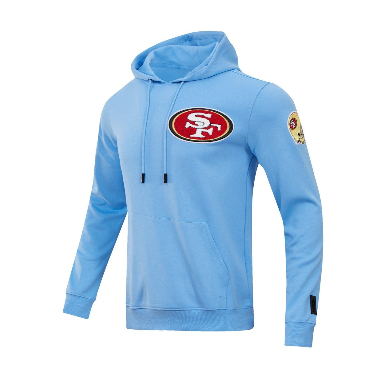 NFL SAN FRANCISCO 49ERS CLASSIC CHENILLE MEN'S PO HOODIE (UNIVERSITY BLUE)