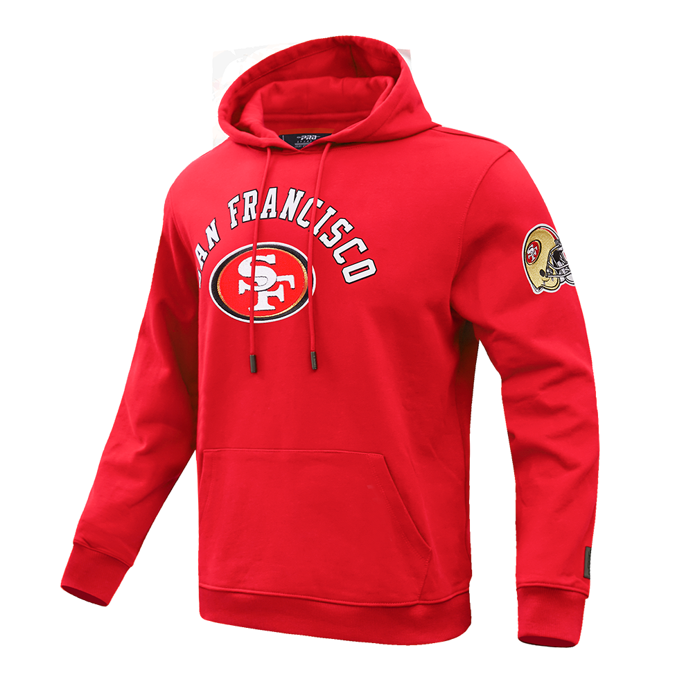 NFL SAN FRANCISCO 49ERS CLASSIC MEN'S PULLOVER HOODIE (RED)