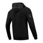 NFL SAN FRANCISCO 49ERS TRIPLE BLACK CHANDAIL À CAPUCHON EN MAILLE DOUBLE (TRIPLE NOIR)
