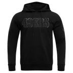 NFL SAN FRANCISCO 49ERS TRIPLE BLACK CHANDAIL À CAPUCHON POUR HOMME (TRIPLE NOIR)