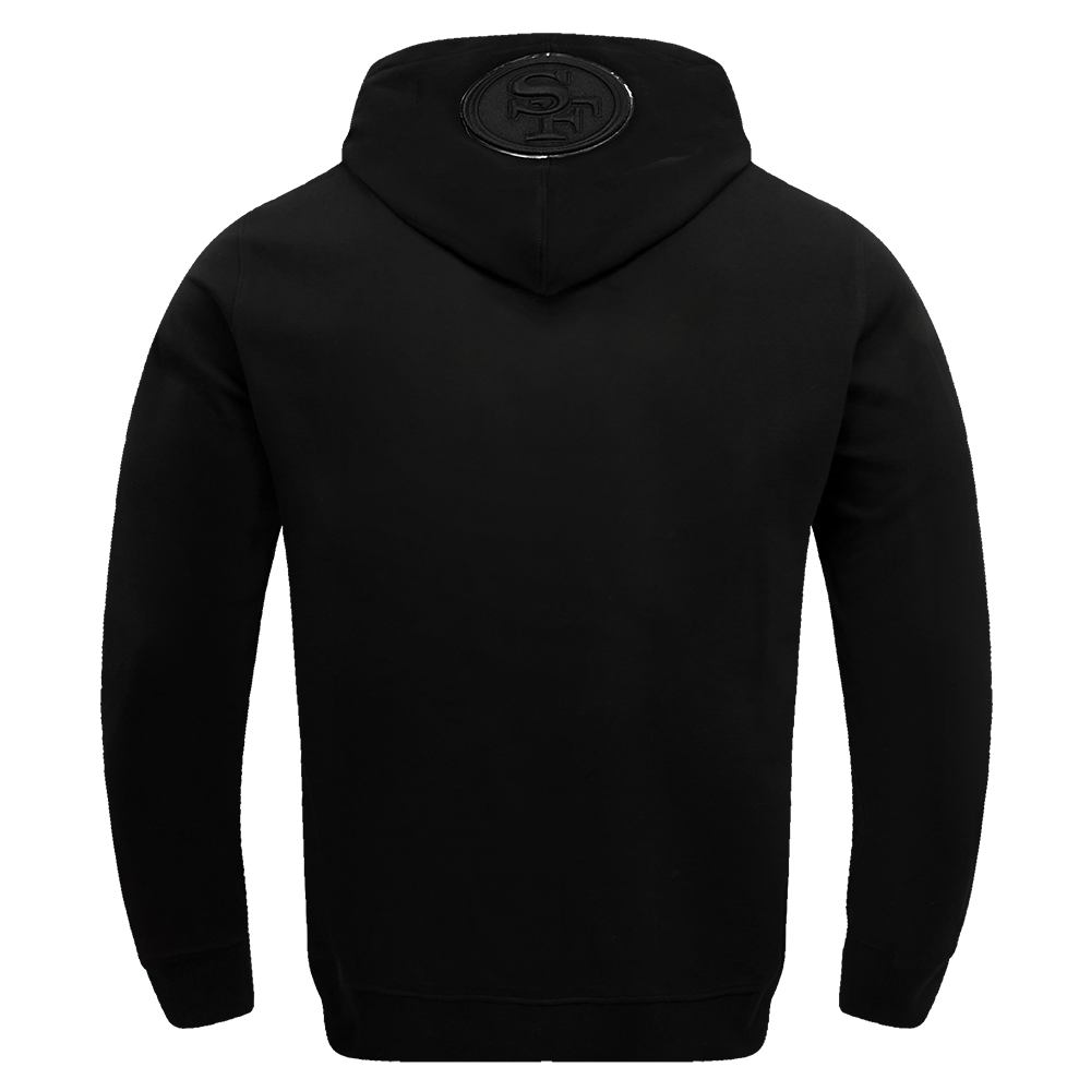 NFL SAN FRANCISCO 49ERS TRIPLE BLACK CHANDAIL À CAPUCHON POUR HOMME (TRIPLE NOIR)