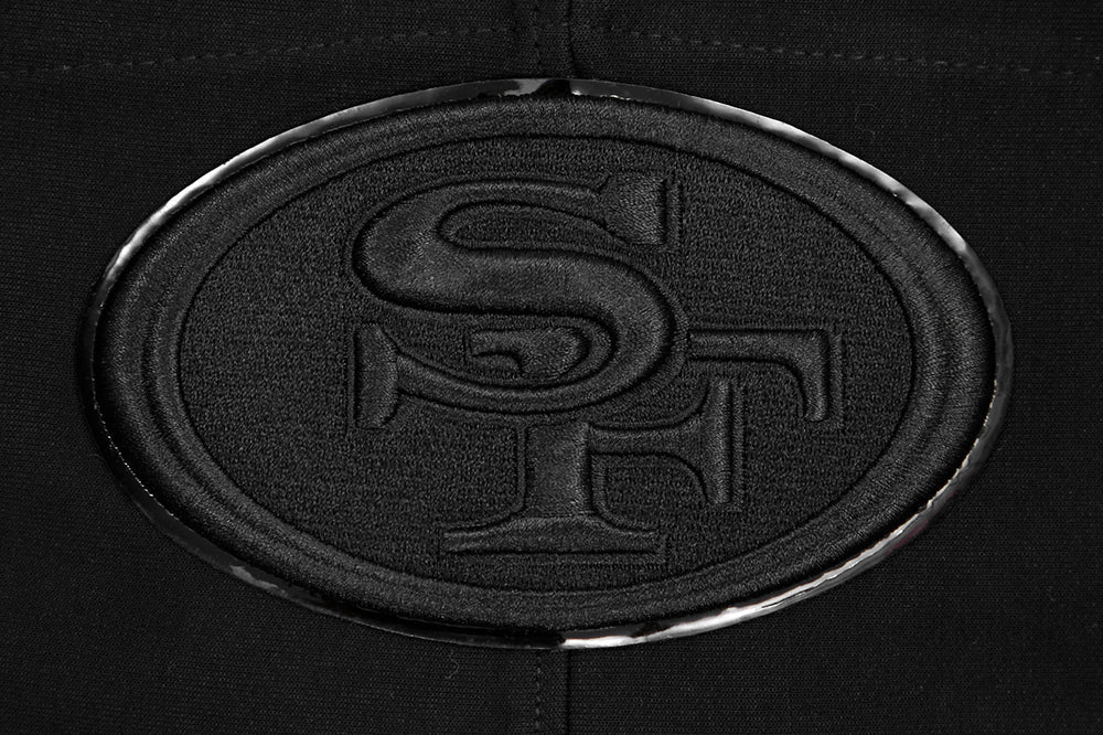 NFL SAN FRANCISCO 49ERS TRIPLE BLACK CHANDAIL À CAPUCHON POUR HOMME (TRIPLE NOIR)