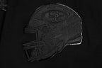 NFL SAN FRANCISCO 49ERS TRIPLE BLACK CHANDAIL À CAPUCHON POUR HOMME (TRIPLE NOIR)