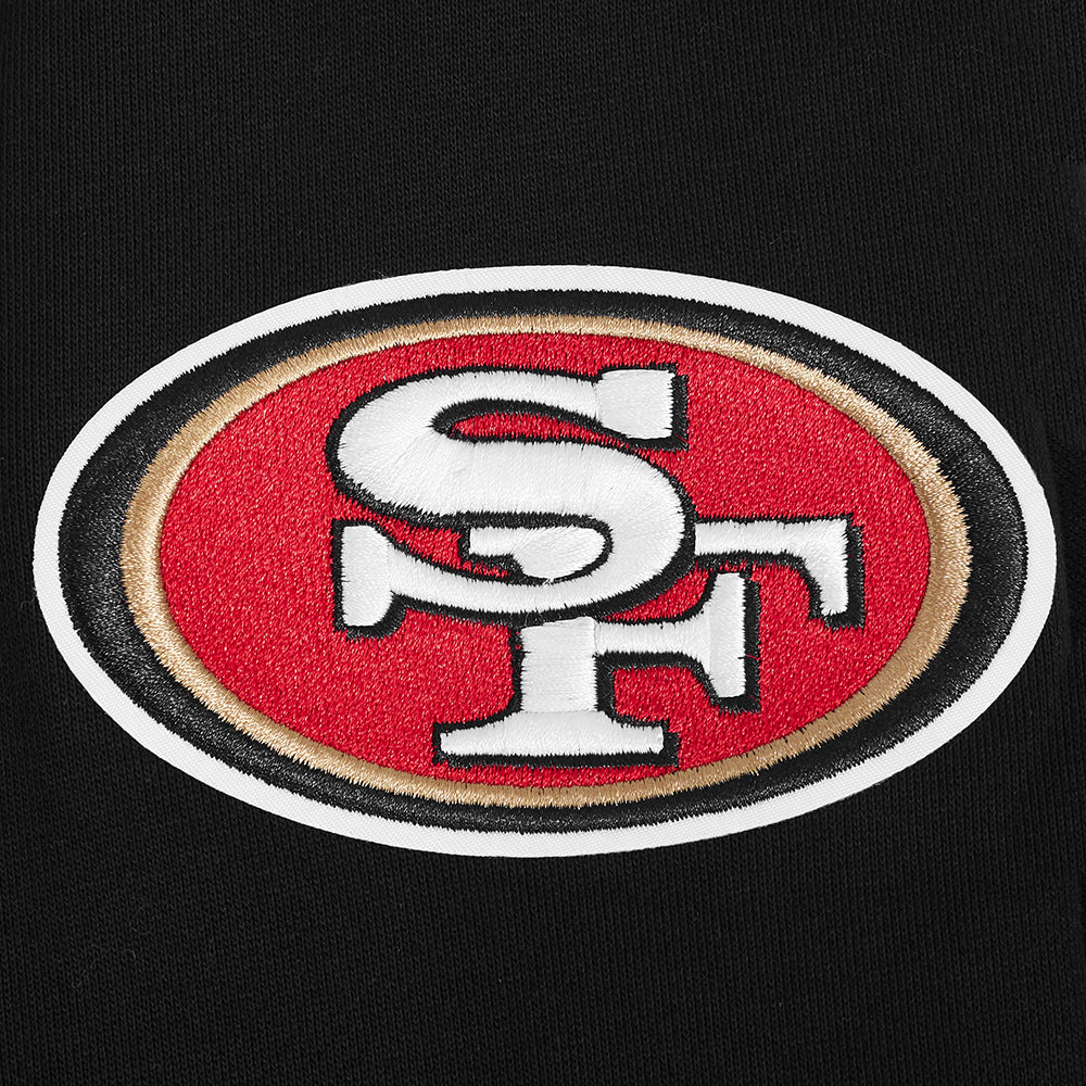 NFL SAN FRANCISCO 49ERS CHRISTIAN MCCAFFREY #23 REMIX AVATAR CHANDAIL À CAPUCHON EN MOLLETON POUR HOMME (NOIR)