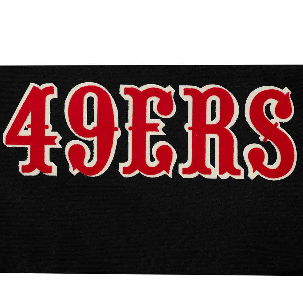 NFL SAN FRANCISCO 49ERS CHRISTIAN MCCAFFREY #23 REMIX AVATAR CHANDAIL À CAPUCHON EN MOLLETON POUR HOMME (NOIR)